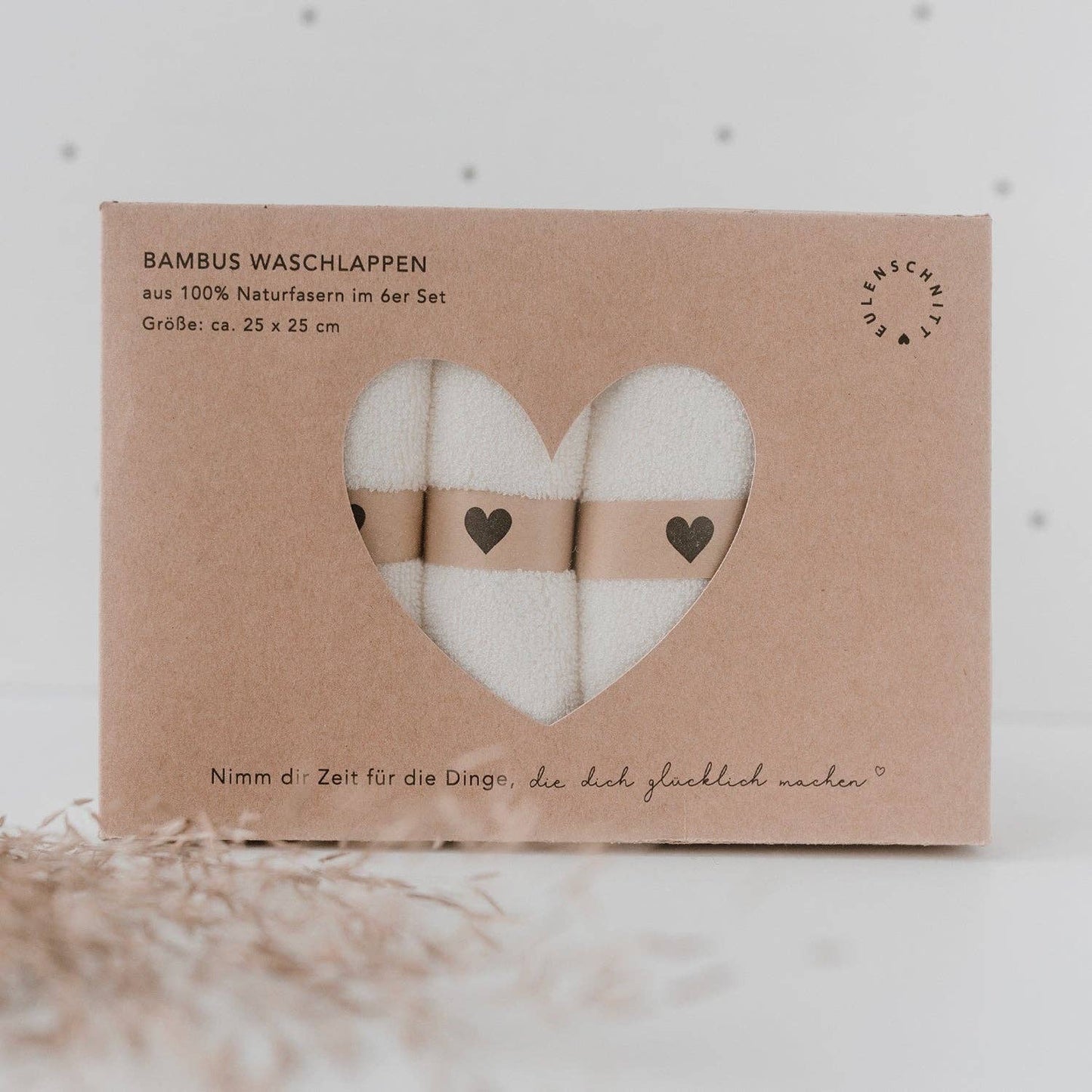 Dainty heart washcloths (Set of 6)