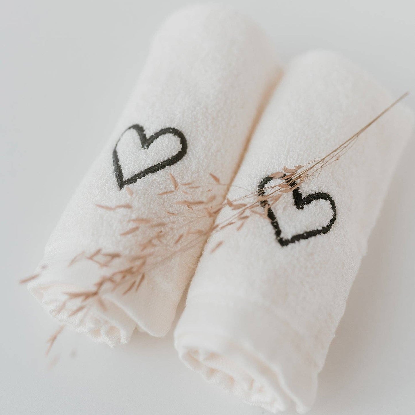 Dainty heart washcloths (Set of 6)