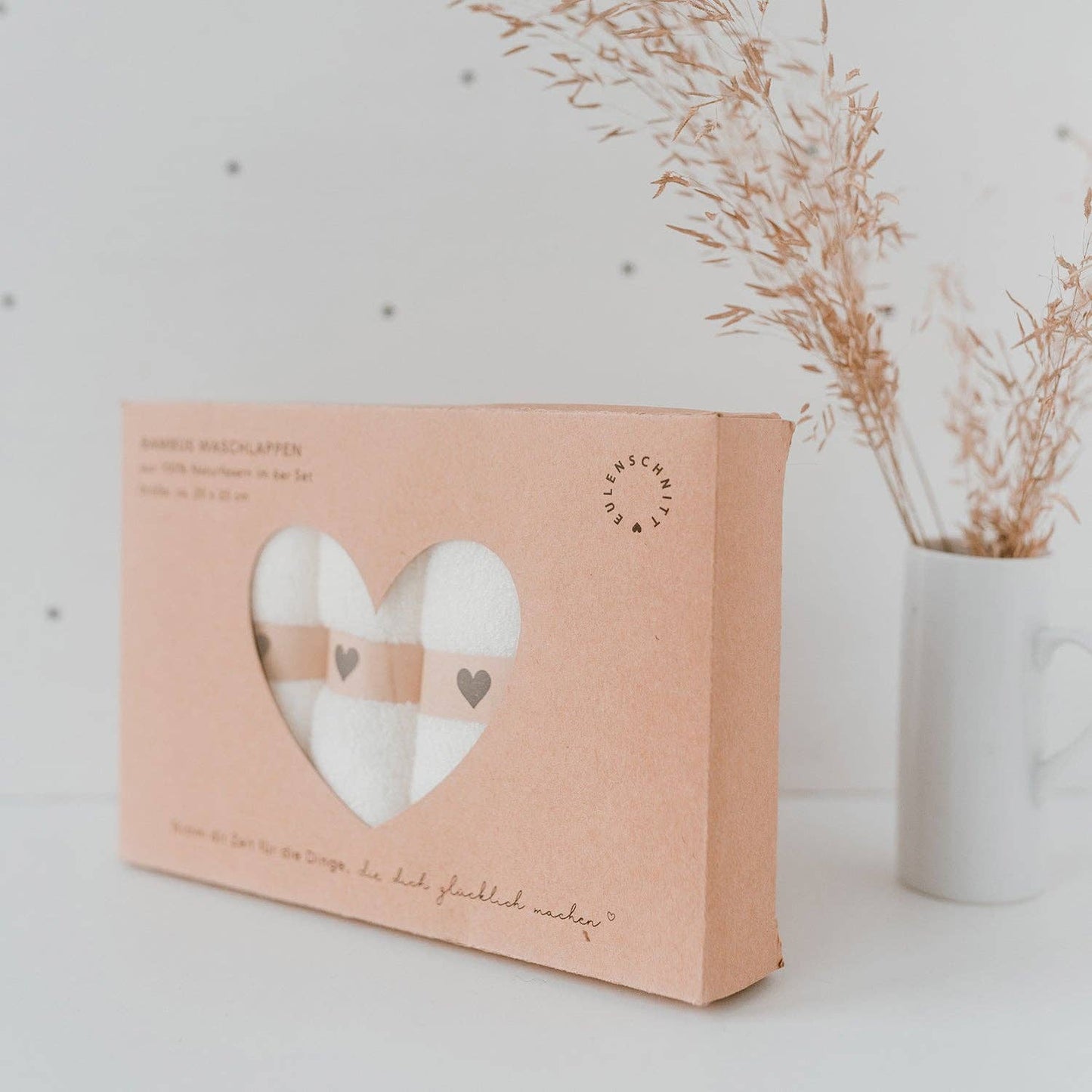 Dainty heart washcloths (Set of 6)