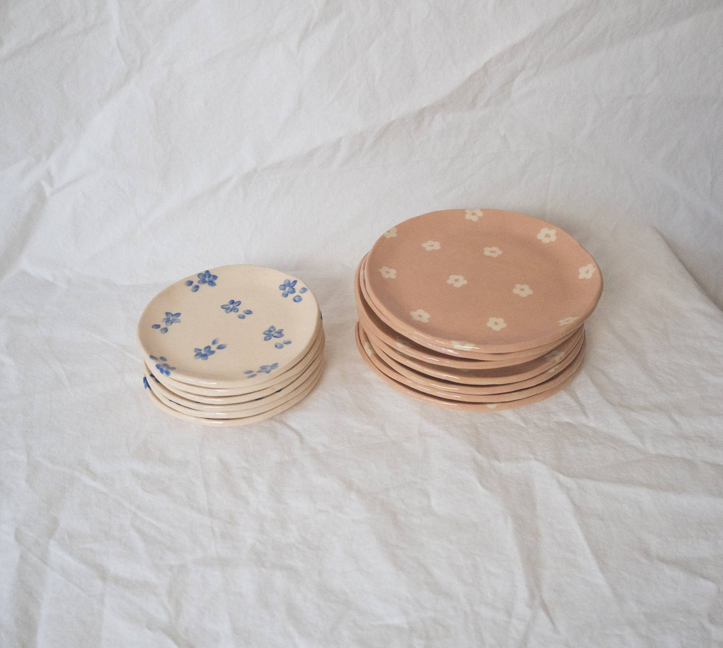 Blue Forget Me Not Ring Dish