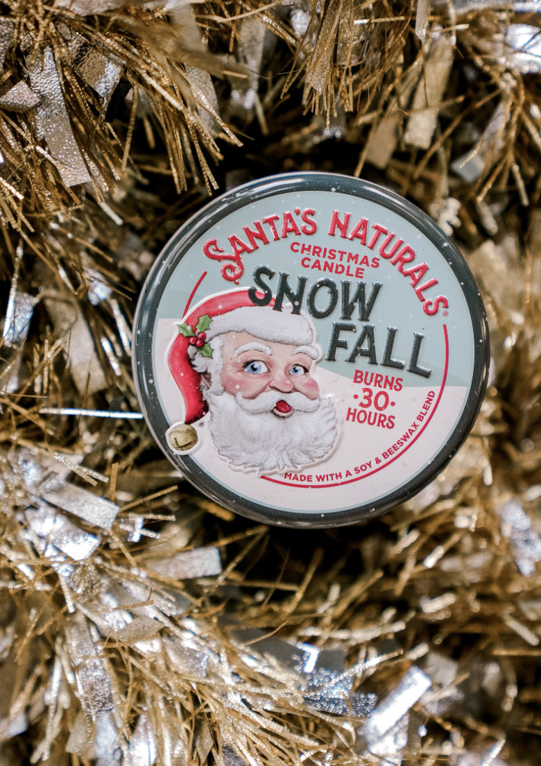 Santa's Snowfall Candle