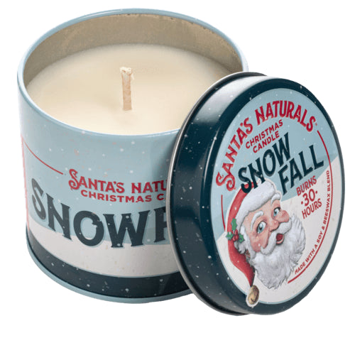 Santa's Snowfall Candle