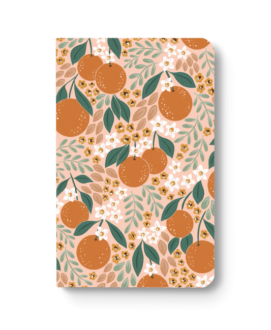 Oranges Dotted Notebook