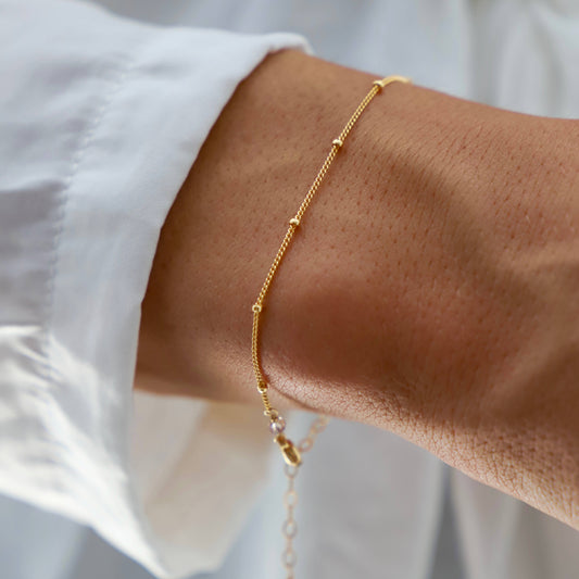 Petite ball chain bracelet
