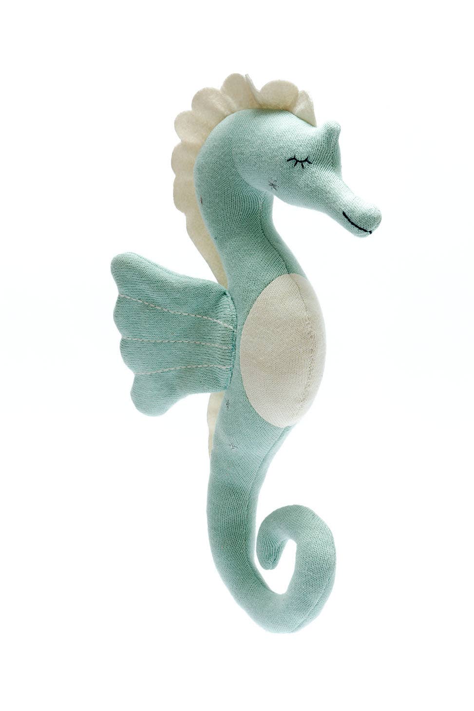 Organic Cotton Sea Green Seahorse Plush Toy