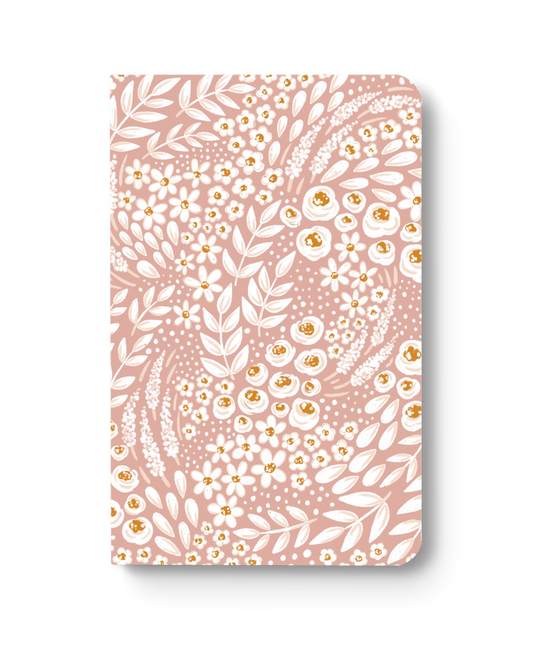 Mauve Floral Notebook